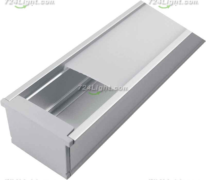 3225 Cabinet Office 30MM Wide PCB Line Light Hard Light Bar Aluminum Slot Shell Kit