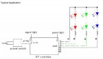 DC12V-24V 12A RF Led Touch RGB Controller For RGB Led Strip