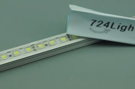 1Meter Waterproof LED Strip Bar With Square Lens 39.3inch 5050 Rigid LED Strip 12V With DC connector