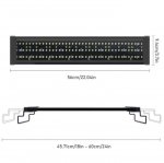 Aquarium LED Light for Freshwater Fish Tank w/ Extendable Bracket, White Blue LED