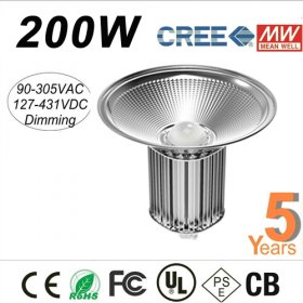 200W LED High Bay Light For Industrial Outdoor Lighting With Mean Well Power Supply