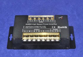 DC5V-24V LED RGBW High Speed Large Current Power Amplifier For LED Strip DC5V