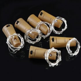 Hot style light-emitting led red wine cork light string of copper wire light string of 20 light lamp