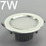 7W DL-HQ-102-7W LED Ceiling light Cut-out 81.5mm Diameter 4.6" White Recessed Dimmable/Non-Dimmable LED Downlight