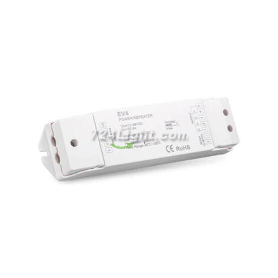 EV4 RGBW RGBWW Amplifier 4 Channel 12V-36V Signal Repeater