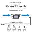 (image for) 4 Pack 3W LED Landscape Lights Warm White 12V Waterproof Garden Pathway Lights Outdoor