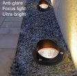 (image for) 5Watt Low Voltage RGBWW (RGB and 3000K Warm White) LED Well Lights Anti-glare Landscape Lighting IP65 Waterproof Outdoor 12V-24V Ground Lights for Garden Yard Driveway(8Pack)