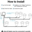 (image for) 5Watt Low Voltage RGBWW (RGB and 3000K Warm White) LED Well Lights Anti-glare Landscape Lighting IP65 Waterproof Outdoor 12V-24V Ground Lights for Garden Yard Driveway(8Pack)