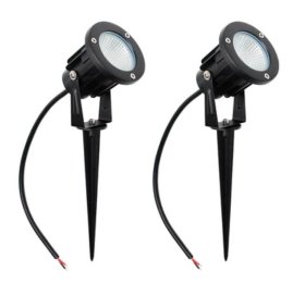 8W Warm White LED Landscape Lights 12V Waterproof Garden Pathway Lights Outdoor Spotlights