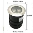 (image for) 10Pack RGBW IP68 Waterproof Outdoor LED Underground Light 9W 24V Deck light Buried Lamp Spotlight for Pathway Driveway Garden Recessed Landscape with Stainless Steel Body PC Cover Tempering Glass Len