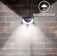 (image for) 4 Pack Solar Lights Outdoor 100 LED IP65 Waterproof Solar Motion Sensor Security Lights