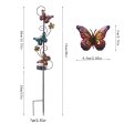(image for) LED Solar Butterfly Lights for Your For Garden, Patio, Yard, Landscape Decor - 2 Pack