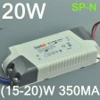 (image for) 20W LED Driver(15-20)x1W LED Constant Current 20 Watt Driver 350MA 67V