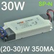 (image for) 30W LED Driver(20-30)x1W LED Constant Current 30 Watt Driver 350MA 105V