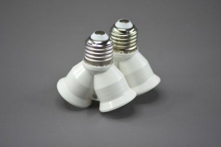 (image for) E27 to E27 Screw Base Light Bulb Splitter E27 Socket Converter