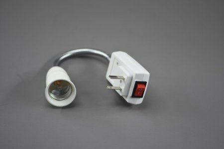 (image for) E27 360Â° screw switch socket E27 Rotatable separator