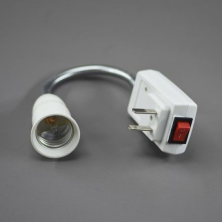 (image for) E27 360Â° screw switch socket E27 Rotatable separator