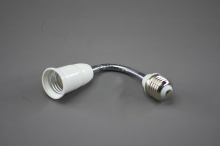 (image for) E27 Socket Extender All-Directional Adjustabl Light Bulb Socket Converter