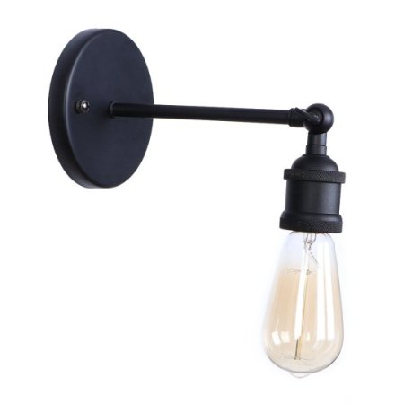 (image for) American country pastoral modern Edison light bulb retro single head aisle living room mini decoration simple small wall lamp
