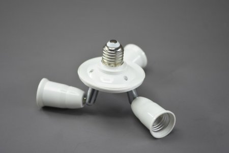 (image for) E27 Splitter 1 To 2,3,5 in 1 Light Socket Splitter E27 Adapter Splitter