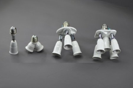 (image for) E27 Splitter 1 To 2,3,5 in 1 Light Socket Splitter E27 Adapter Splitter