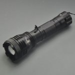 300 Lumens Zoomable Flashlight Torch XPE LED Flashlight 3 Modes With Pricker