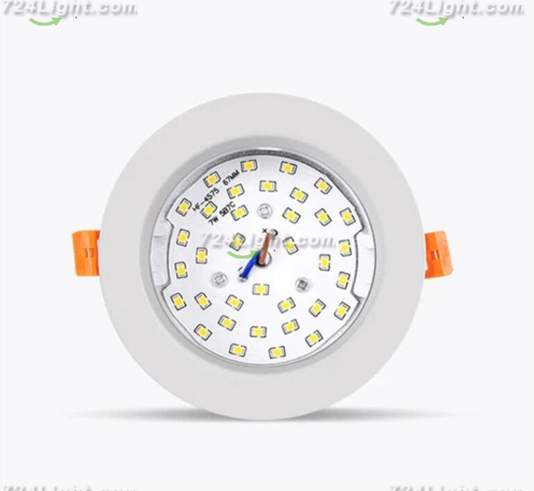 4PCS Pack Low Profie LED Downlight 3W/5W/7W/12W/15W/18W/24W CRI80 Anti-Fog Fixed Head Recessed Ceiling Light