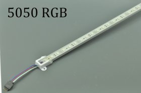 1Meter 39.3inch 5050 RGB Rigid LED Strips Waterproof 60LED 12V DC With Aluminium Profile Rigid Strip Light