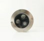 4 Pack 3W LED Under Water LIGHT, Stainless Steel Waterproof 90mm Diameter, Single Color DC24V, IP68 Waterproof Foutain Light