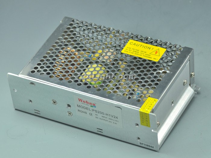 200 Watt LED Power Supply 24V 8.3A LED Power Supplies For LED Strips LED Lighting