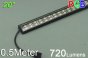 Bestsell Black Double Row 0.5 Meter LED Strip Bar 0.5meter Rigid Strip light 39.3inch Aluminium 5050 RGB Rigid LED Strips Bar