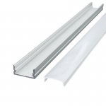 Modern minimalist style office line light kit aluminum hard light strip shell 1708