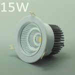 LED Spotlight 15W Cut-out 94MM Diameter 4.3" White Recessed LED Dimmable/Non-Dimmable LED Ceiling light