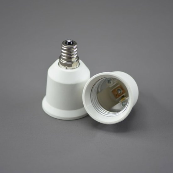 (image for) E12 to E27 Screw Base Light Bulb Splitter E27 Socket Converter