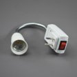 (image for) E27 360Â° screw switch socket E27 Rotatable separator