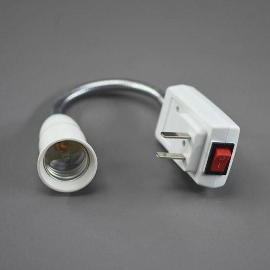 (image for) E27 360Â° screw switch socket E27 Rotatable separator