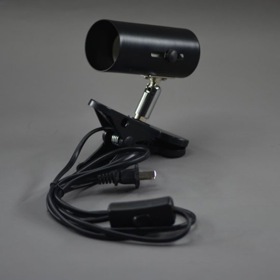 (image for) E27 screw with clip 360Â° rotary switch lamp holder Black E27 Bulb Converter