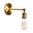(image for) American country pastoral modern Edison light bulb retro single head aisle living room mini decoration simple small wall lamp