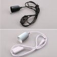 (image for) Extension Hanging Cord Cable 1.5m long E27 Socket Customizable length