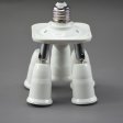 (image for) 5 Way Light Socket Splitter E27 5 in 1 Adapter Splitter