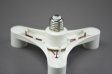(image for) 3 in 1 Base Socket Splitter LED Light Lamp Bulb Adapter Holder for E27 to 3E27