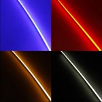 1M/5M/10M/20M Pack of T0410 LED Neon Light Housing Kit with End Caps and Mounting Clips, Flexible Neon Channel Fit for 5mm Wide LED Strip Lights