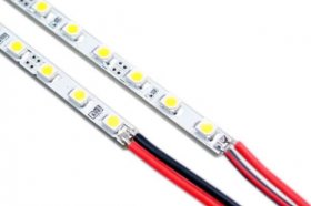 5 Pack 19.7 inch Super Slim 4mm SMD3528 Rigid LED Strip lighting 60LEDs
