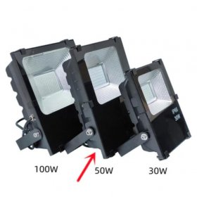DMX512 RGB LED Flood Light 50W AC110-220V Outdoor IP66 LED WallWasher BLACK Aluminum Case Tempering Glass Cover High Lumen Security Light,Tunnel Spotlight Garden Landscape Lawn Lamp