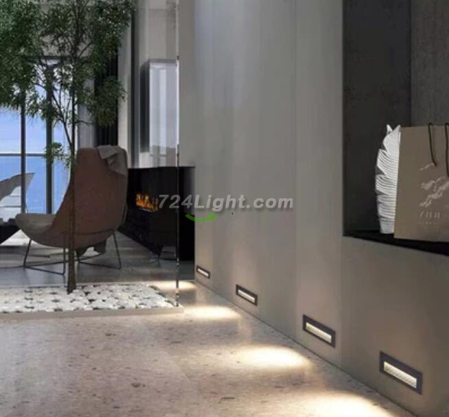 2PCS Pack 3W AC100-240V IP65 Waterproof LED Wall Light LED Stair Lights