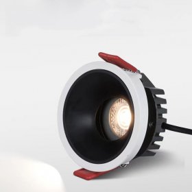 7W Ultra-thin Downlight Embedded LED Spotlight Household Ceiling Light Aluminum Anti-glare Narrow Edge Indoor Lamp