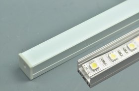 LED Channel with heat sink and tracking for led strip light or line pendent Light