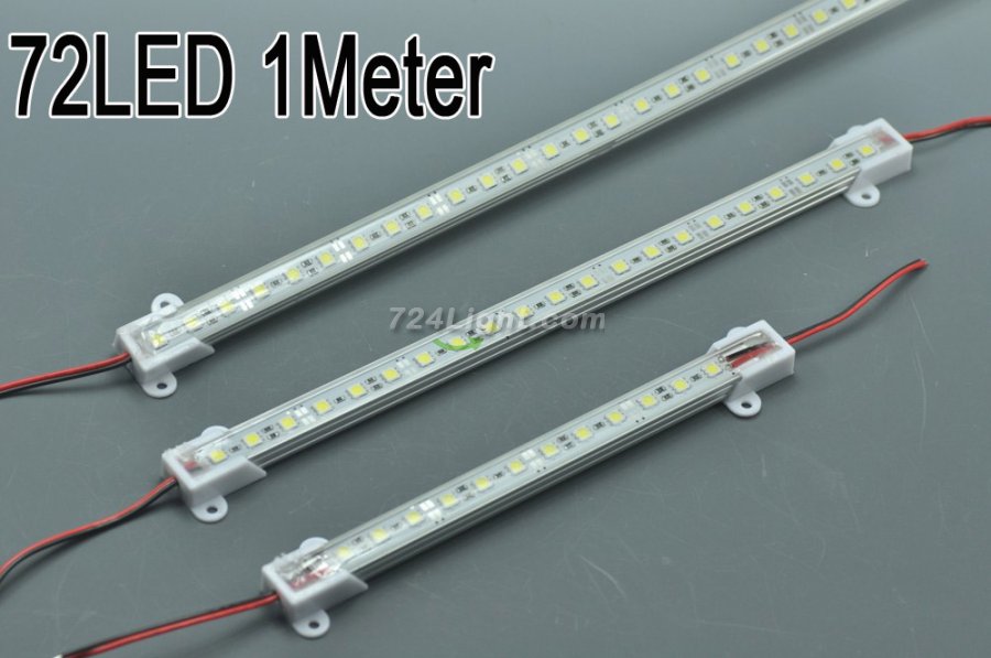 1meter 12V Waterproof 39.4 inch 5630 5050 Rigid LED Strips Bar Aluminium Profile Rigid Strip Light