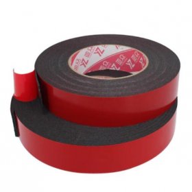 30M (100Feet) Roll 1mm Thick Red Coating VHB Tape, Heavy Duty Mounting Tape Adhesive, Foam Tape for Led Strip Lights, Home and Office Decoration