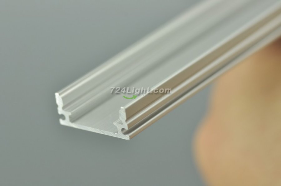 Slim 8mm Thin LED Aluminium Extrusion Recessed U LED Aluminum Channel 1 meter(39.4inch) LED Profile